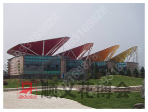 顺义花博会景观造型标志膜结构