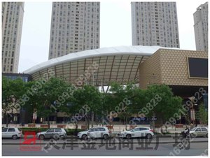 天津金地商业广场天棚膜结构